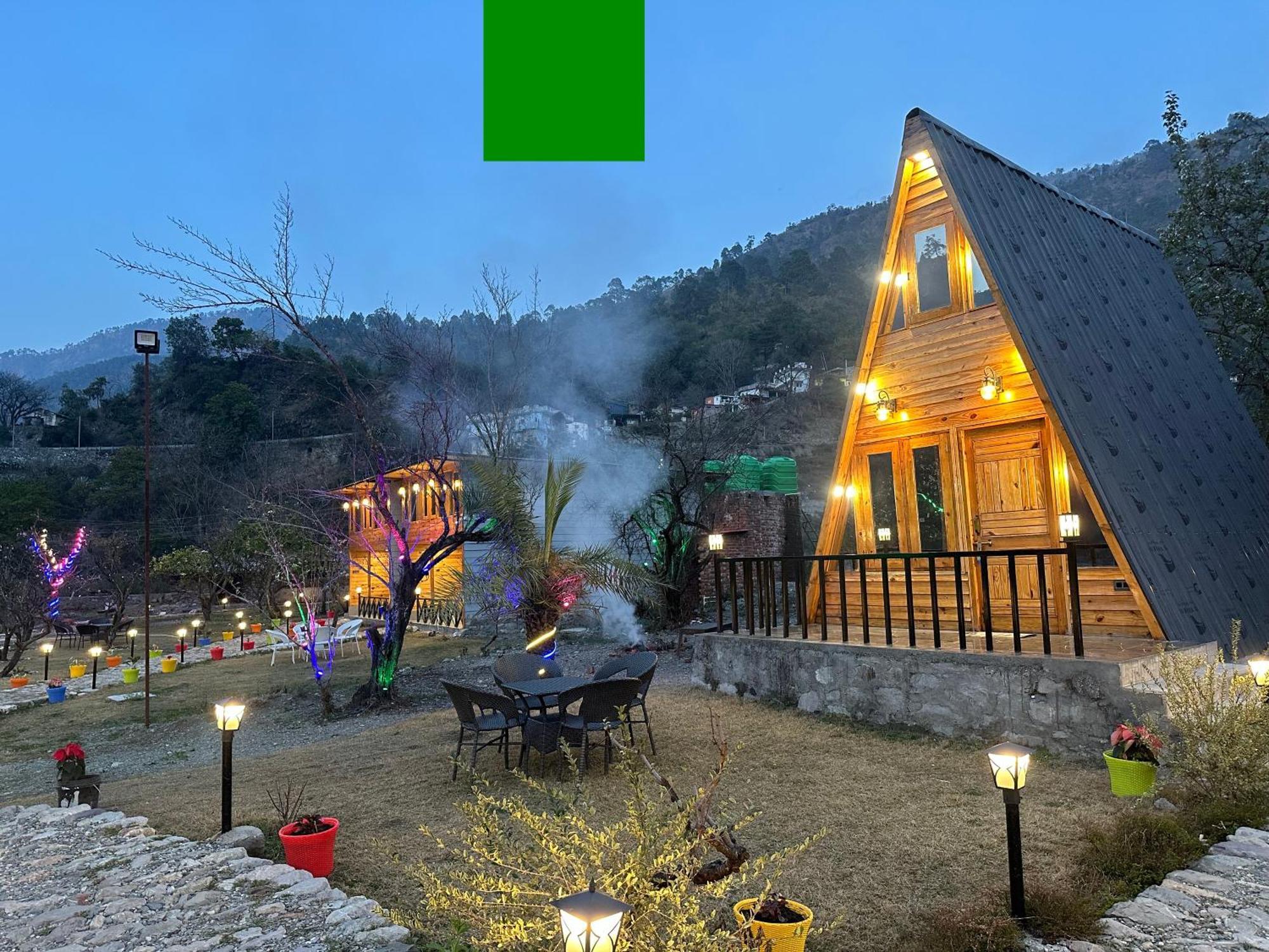 Cabana Riverside Resort - Kainchi Dham ไนนิตาล ภายนอก รูปภาพ